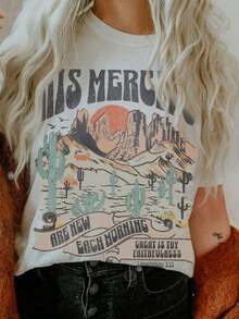 Boho Christian Shirt mercies are new every morning