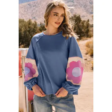 Flower Raglan Top