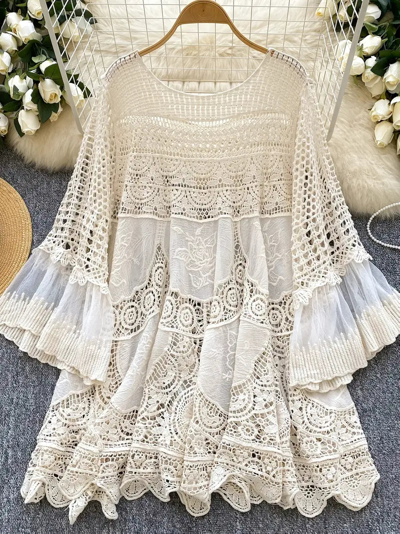 Bohemian Vintage Lace- Dress