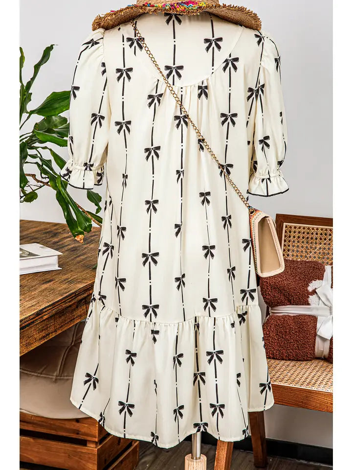 Bowknot Mini Dress