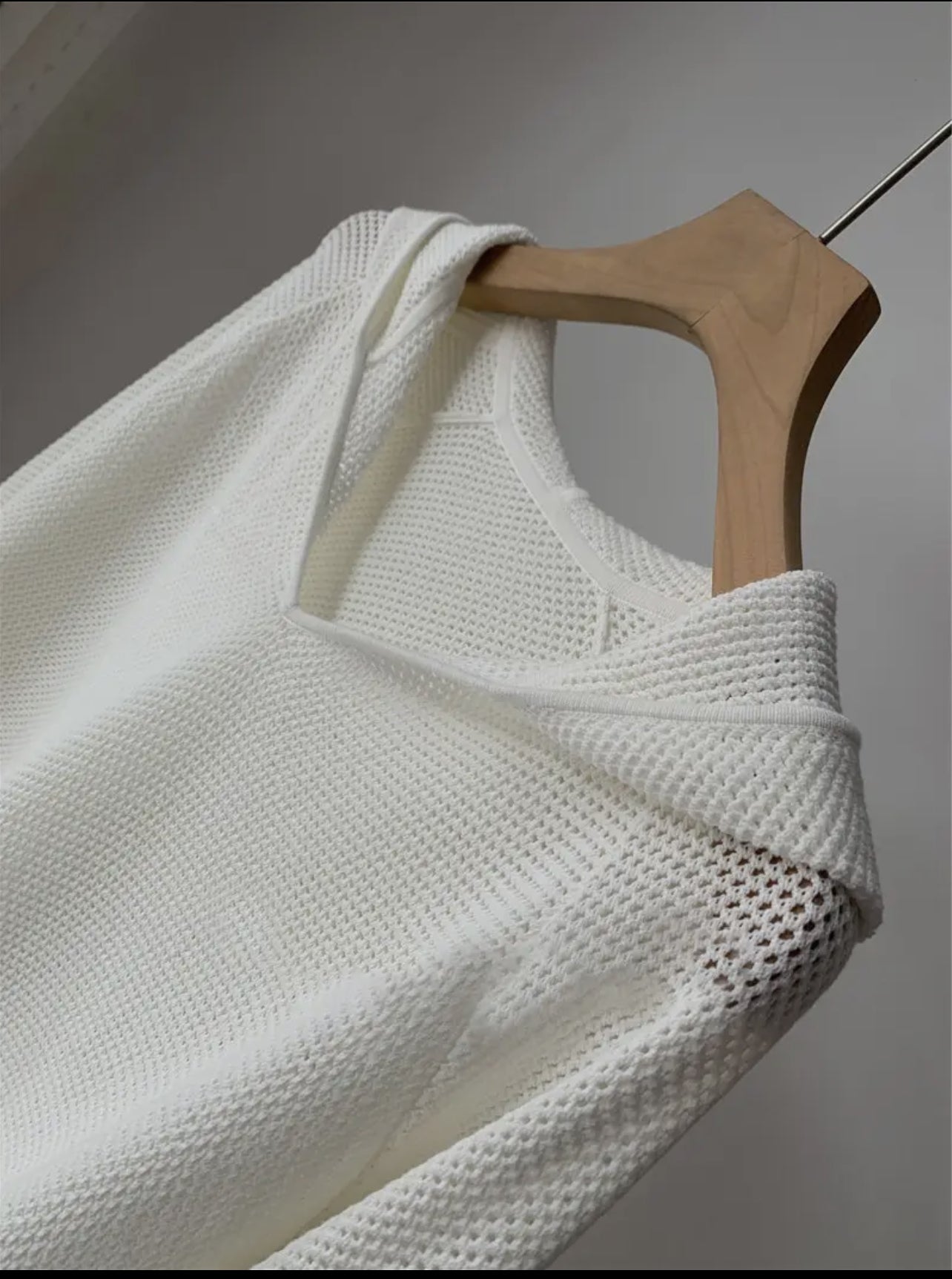 Hooded Knit Pullover